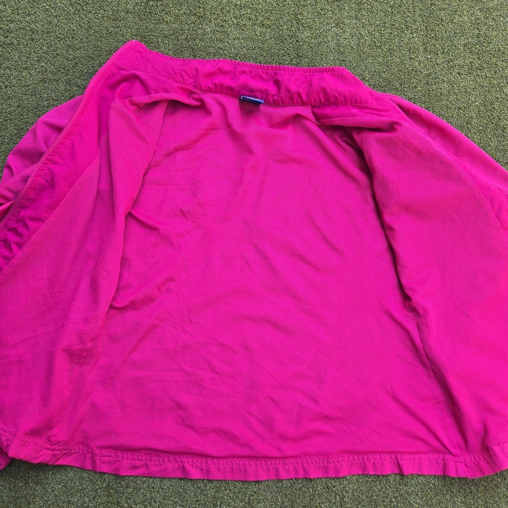 Reebok Jacket Women's Large Pink Windbreaker Long Sleeve Lightweight - Picture 4 of 14